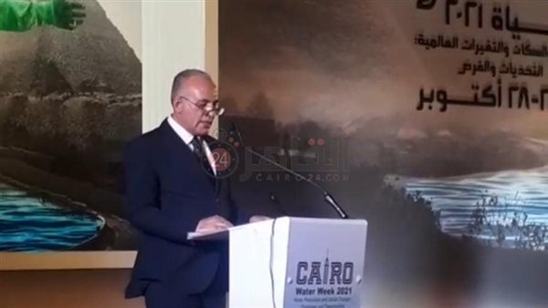 وزير الري خلال فعاليات