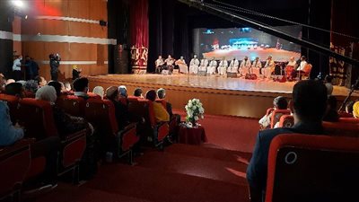 محافظ بورسعيد يشهد احتفالية المولد النبوي لـ فرقة الحضرة | صور