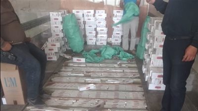 جمارك السلوم تضبط محاولة تهريب كمية من السجائر الأجنبية الصنع