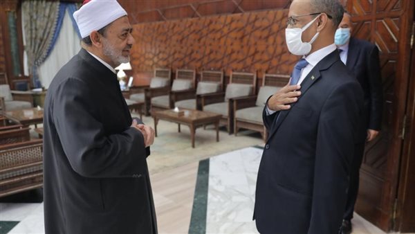 شيخ الأزهر مع سفير