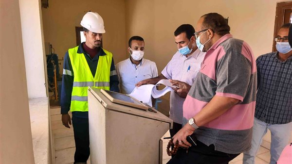 رئيس مياه سوهاج يتفقد