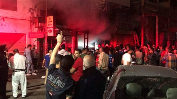 حريق هائل ببورسعيد 