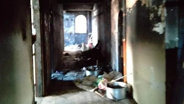 آثار الحريق