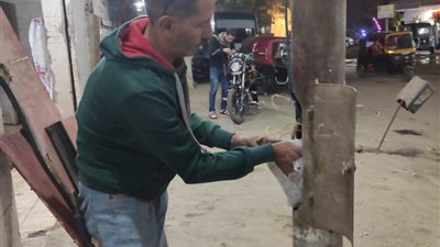 استجابةً للمواطنين.. إصلاح عمود به ماس كهربائي أمام مدرسة بشبرا في القليوبية