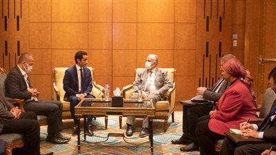 وزير الري يلتقي وفدًا من منظمة التعاون الإسلامي لتطوير إدارة موارد المياه