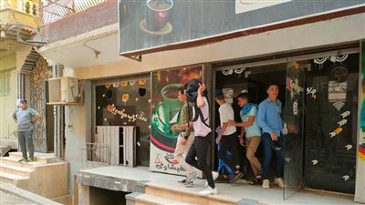 حملة إشغالات تكشف هروب طلاب بالإعدادية لـ المقاهي في الشرقية | صور