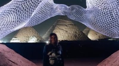 ريموشكا تزور معرض الأبد هو الآن للفن المعاصر في الأهرامات | صور