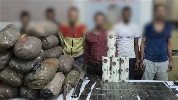 المتهمين المضبوطين