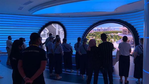 صورة من الجناح المصري