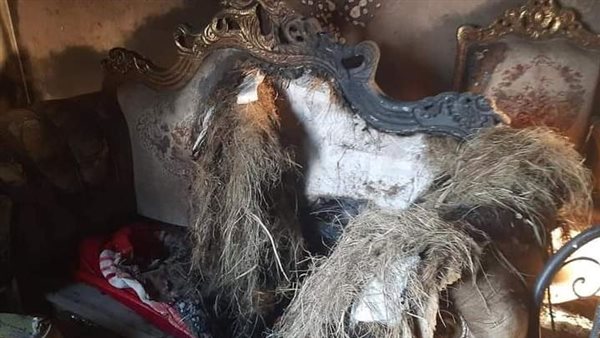 حريق الشقة بسبب ماس