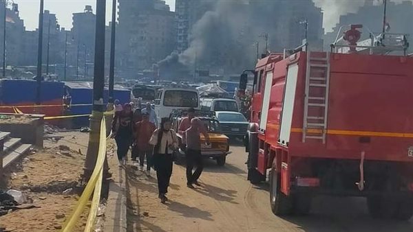 حريق باكيات محطة