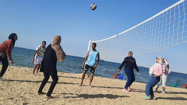 جانب من مشاركة الطلاب