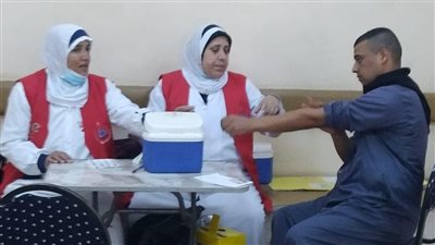 تنظيم 5 قوافل خاصة بلقاحات كورونا في بركة السبع