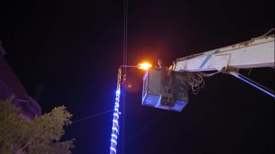 التخلص من القمامة والمخلفات في حملات نظافة ورفع كفاءة الإنارة ليلًا ببيلا