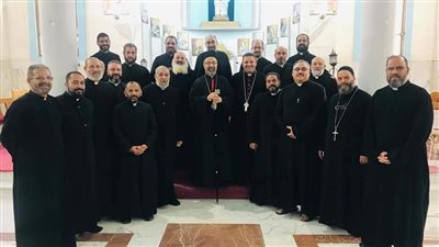 بطريرك الأقباط الكاثوليك يزور الرياضة الروحية السنوية لكهنة إيبارشية أبوقرقاص