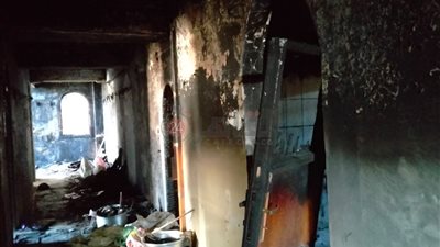 دير مارجرجس الحديدي بلا ترميم أو تحرك رسمي بعد الحريق الهائل منذ أسبوع │ خاص