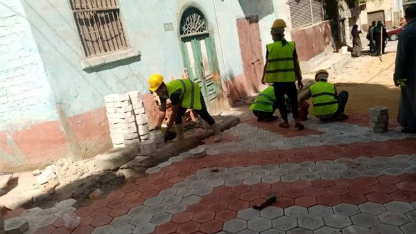 تطوير الشوارع الجانبية