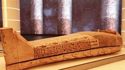 تابوت الكاهن بسماتيك يجذب زوار إكسبو دبي داخل الجناح المصري | فيديو
