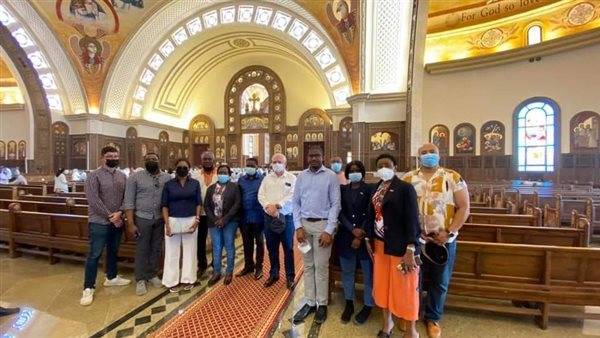 جانب من زيارة الوفد