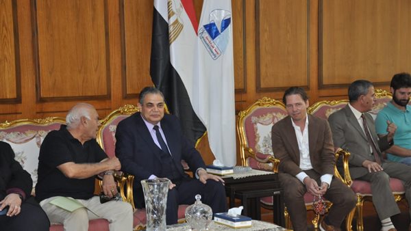 الوفد الهولندي مع