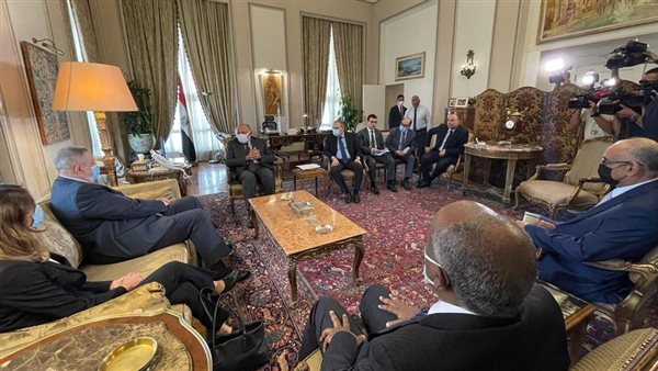 شكري والمبعوث الأممي