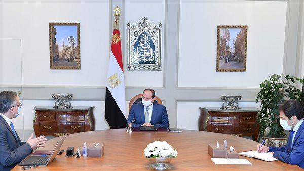 الرئيس السيسي مع