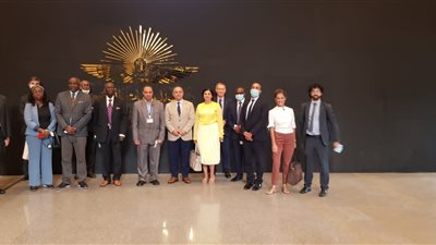 وفد المجلس التنفيذي للصندوق الدولي للتنمية الزراعية يزور المتحف الحضاري