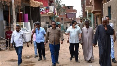 محافظ أسوان يكلف لجنة فنية ببحث مشكلة ارتفاع منسوب المياه الجوفية في الجعافرة والقفطية