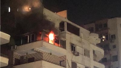 السيطرة على حريق شقة سكنية بمصر القديمة 
