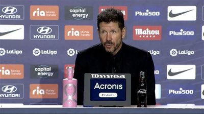 سيميوني يعلق على مواجهة فالنسيا وتولي تشافي تدريب برشلونة