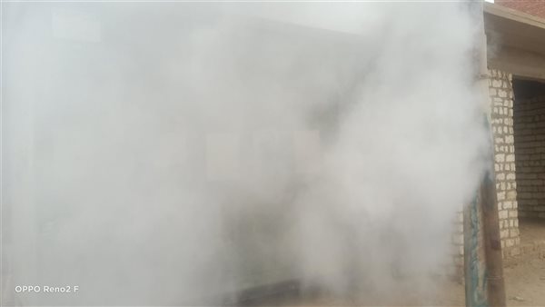 حريق بمحول كهربائي