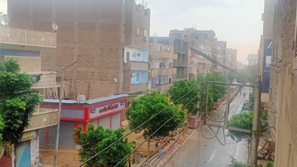 سقوط الأمطار في قنا