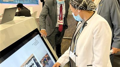 الجناح المصري في جلاسكو يشهد زيارات لعدد من وزراء دول العالم | صور