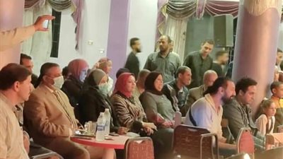 «ولاد البلد» عرض مسرحي بالفيوم للتصدي للإرهاب والهجرة غير الشرعية والفكر المتطرف |صور