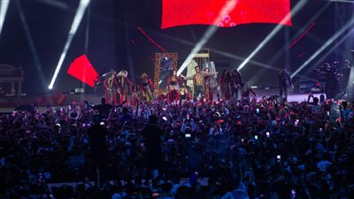 أبرز لقطات حفل محمد رمضان في موسم الرياض 2021 | صور 