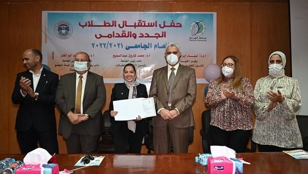 صورة من حفل الاستقبال