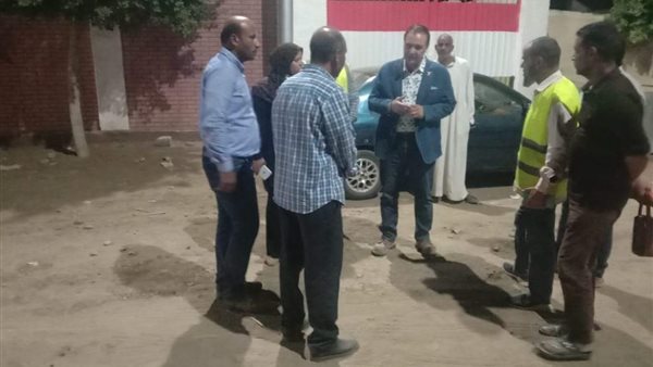 رئيس مركز ملوي يتابع