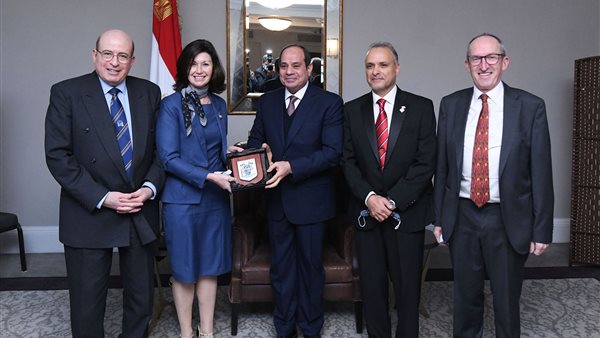 الرئيس السيسي والدكتورة