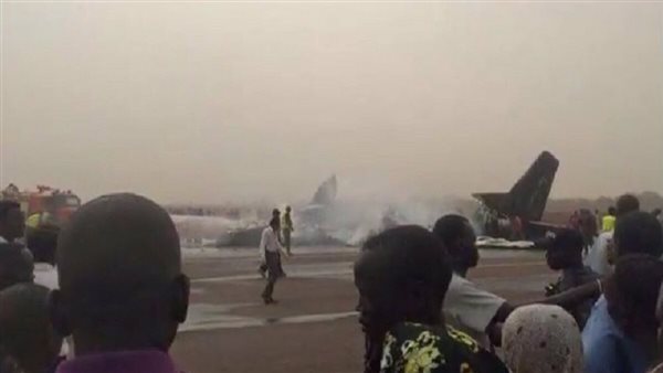 سقوط طائرة في جنوب