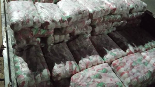 ضبط كمية من السكر