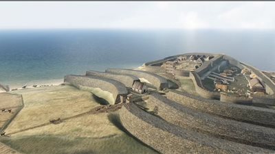 عمره 1000 عام.. إعادة إعمار ثلاثي الأبعاد لحصن اسكتلندي | صور