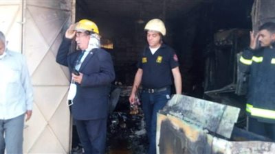 نتج عنه تلفيات دون إصابات.. السيطرة على حريق بمحل تجاري غرب الإسكندرية