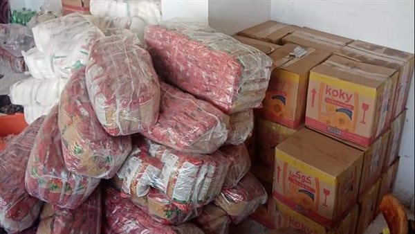 ضبط سلع تموينية قبل