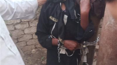 أهالي قرية الخور بالمنوفية يلقون القبض على سيدة بعد اتهامها بخطف أطفال