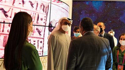 ولي عهد أبو ظبي يزور الجناح المصري بمعرض إكسبو 2020 دبي 