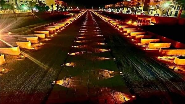 حفل افتتاح طريق الكباش