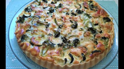 تعرفي على طريقة تحضير كيش الخضار