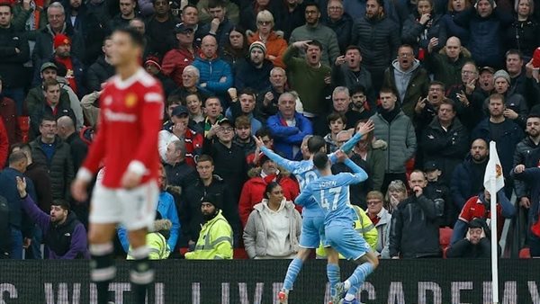 من لقاء مانشستر سيتي