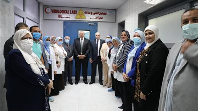 وزير الزراعة يفتتح مركز حيوانات التجارب ذات المستوى العالي من الأمان الحيوي 