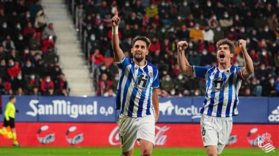 ريال سوسيداد يفوز على أوساسونا ويتصدر ترتيب الدوري الإسباني